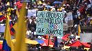 Manifestacón en Colombia