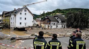 Inundaciones en Alemania. Foto: EFE.