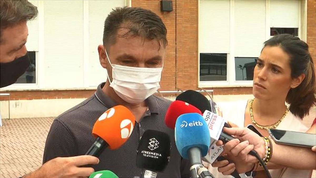 El padre del joven agredido en Amorebieta-Etxano (Bizkaia). Imagen: EiTB Media