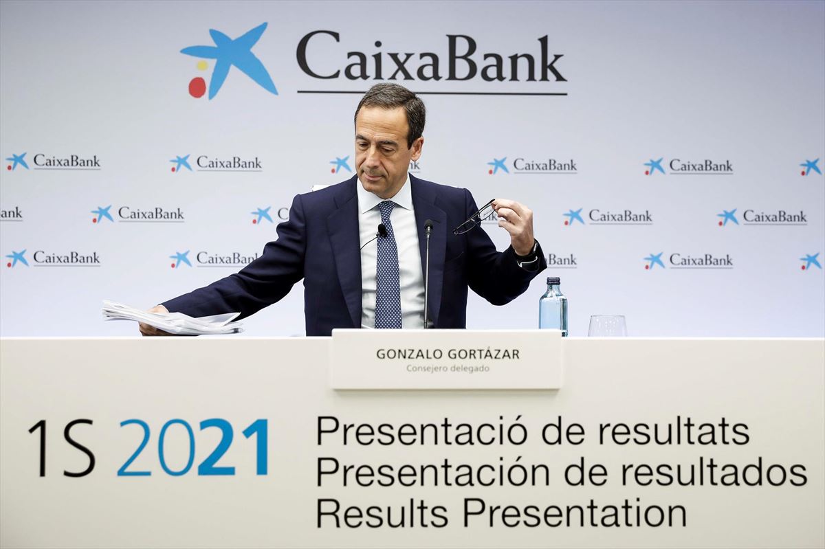 El consejero delegado de Caixabank, Gonzalo Gortázar. 