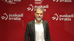 Jordi Cuixart, en Euskadi Irratia. Foto: EITB Media. 
