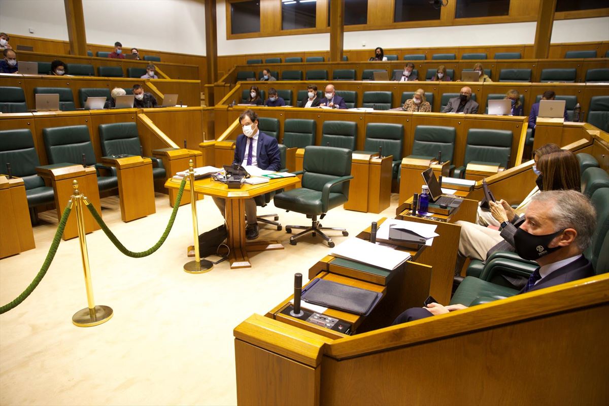 Pleno del Parlamento Vasco 