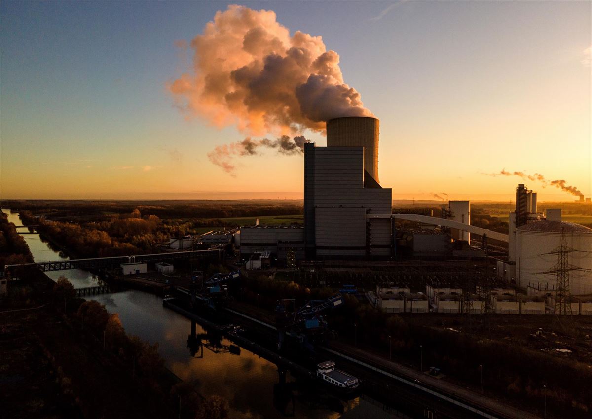 La central de carbón de Datteln 4 (Alemania), recientemente puesta en marcha. 