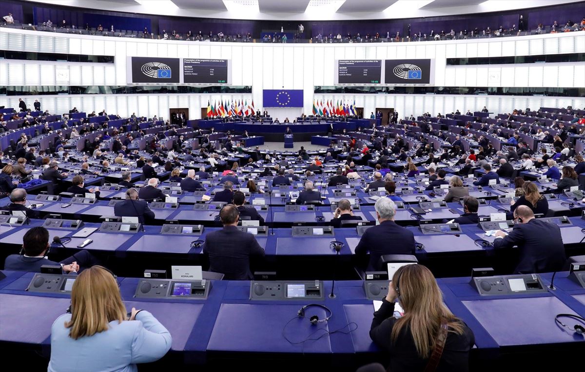Un pleno del Parlamento Europeo. Foto de archivo: EFE