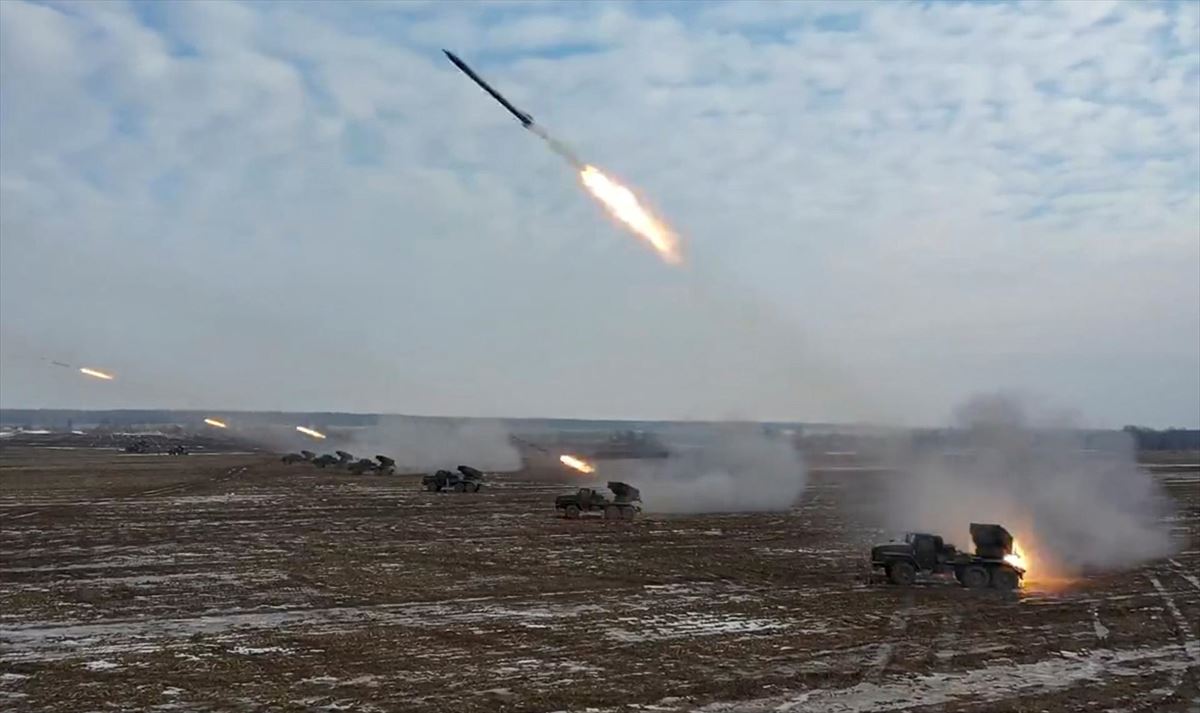 Maniobra militarrak Bielorrusian, Ukrainako gerra hasi baino lehen.