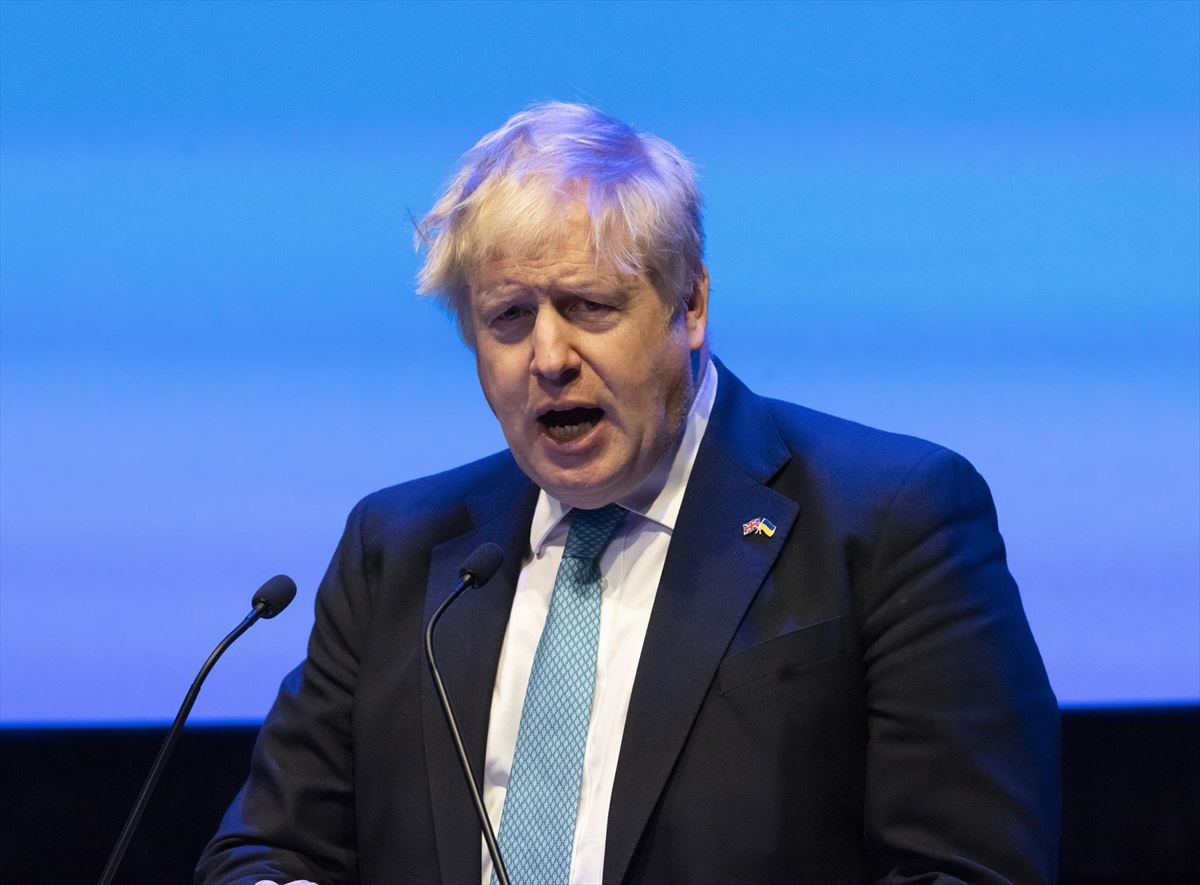 Boris Johnson Erresuma Batuko lehen ministroa, artxiboko irudi batean