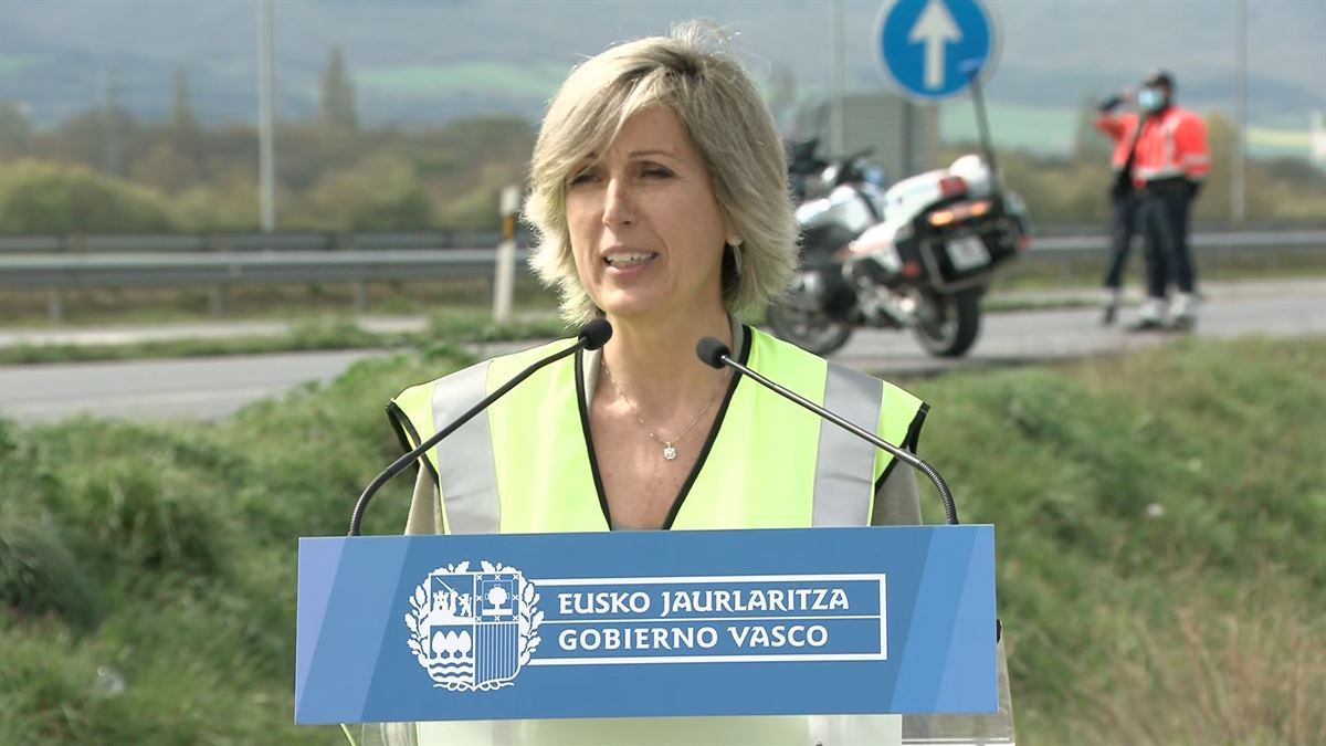 Sonia Díaz de Corcuera. Imagen obtenida de un vídeo de EITB Media.