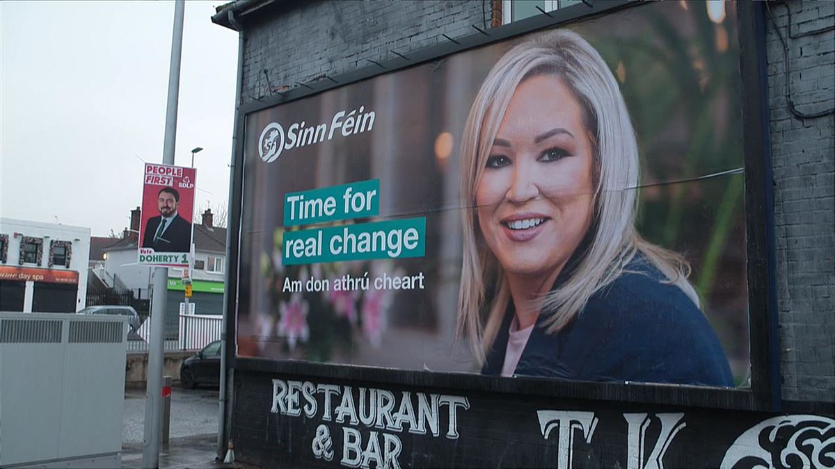 El Sinn Féin aspira a ser el partido más votado por primera vez en Irlanda del Norte