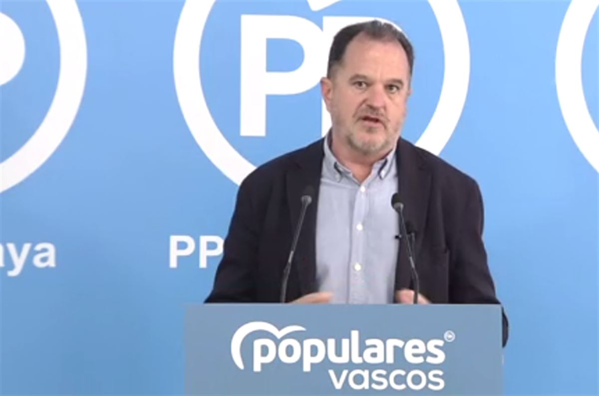 Carlos Iturgaiz, presidente del PP vasco. Foto de archivo: EITB Media