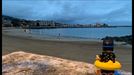 Batman en la playa de Castro