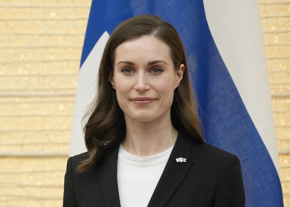 Sanna Marin, primera ministra de Finlandia. EFE