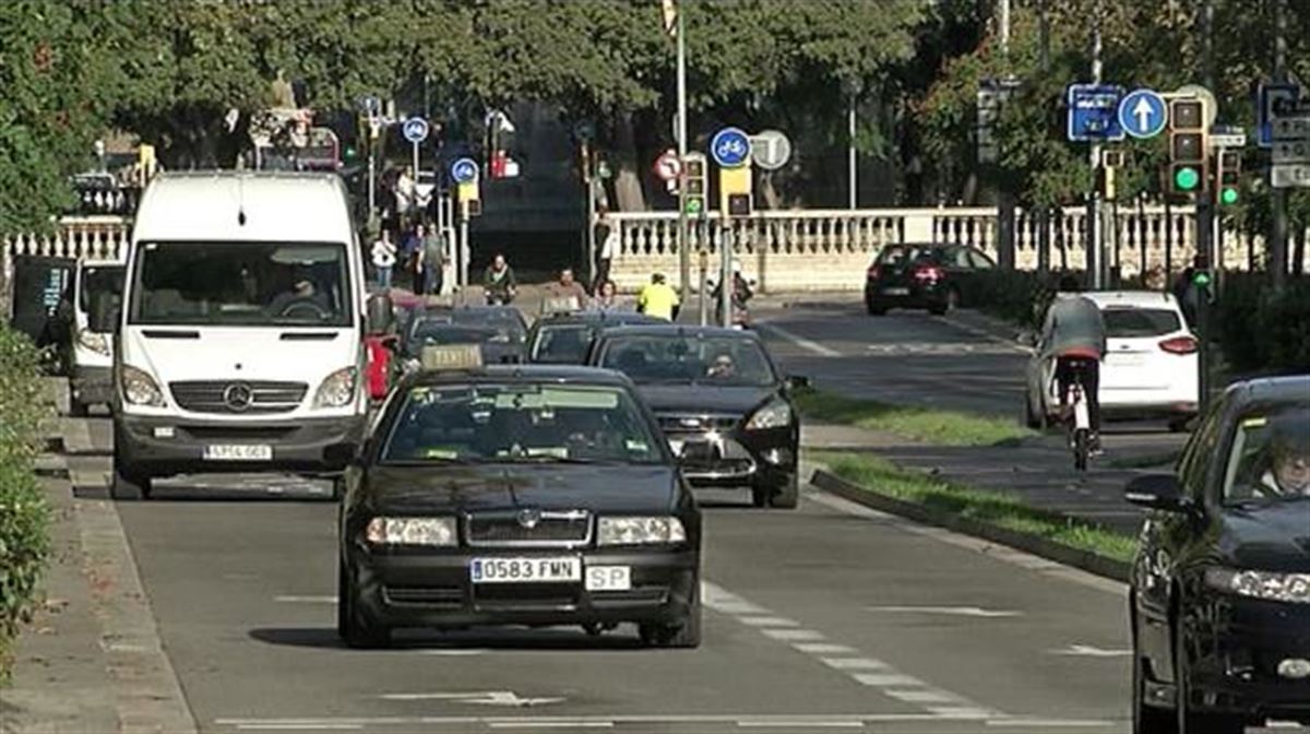 Tráfico, en Vitoria-Gasteiz. EITB Media