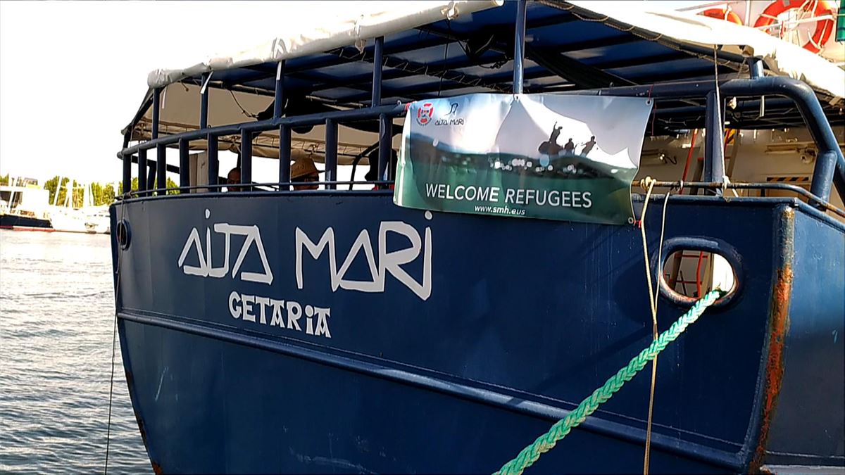 El buque de rescate vasco 'Aita Mari'. Imagen de archivo.