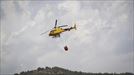 Helicóptero en Gallipienzo. Foto: EFE