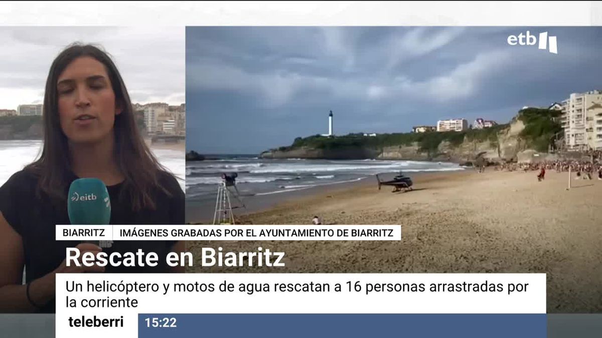 Playa grande de Biarritz. Foto: Javier Zinkunegi