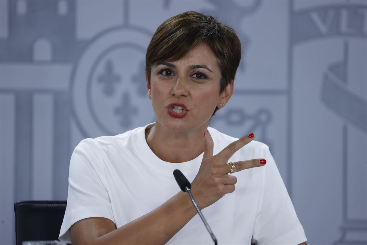 Isabel Rodríguez, portavoz del Gobierno de España. Foto: EFE