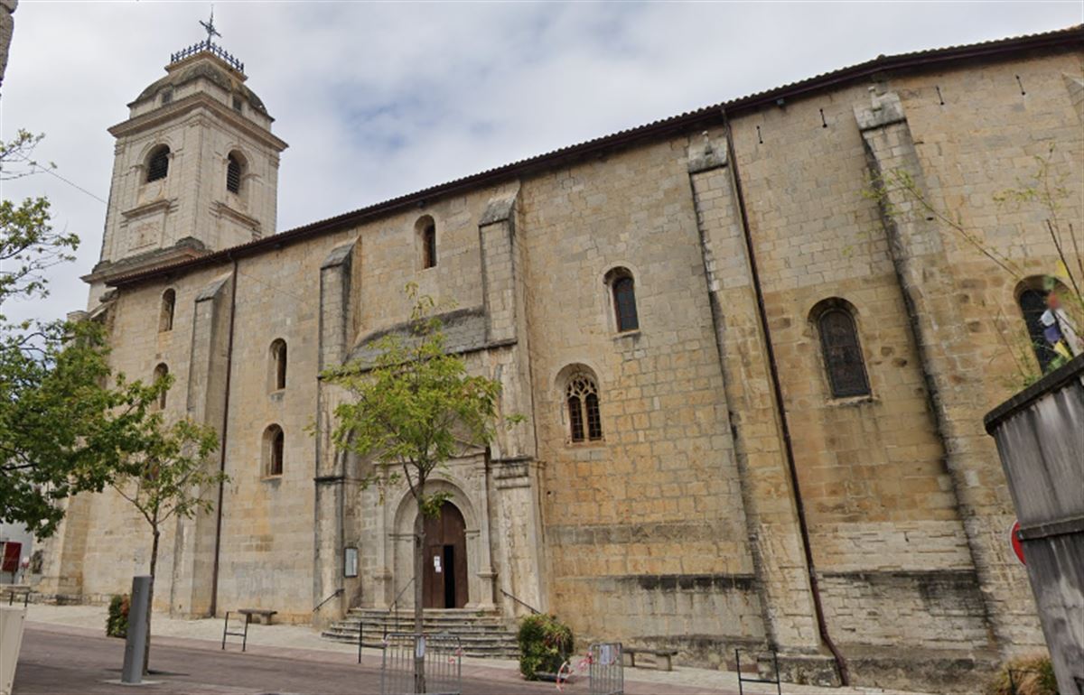 La iglesia de Urruña, en una imagen de archivo