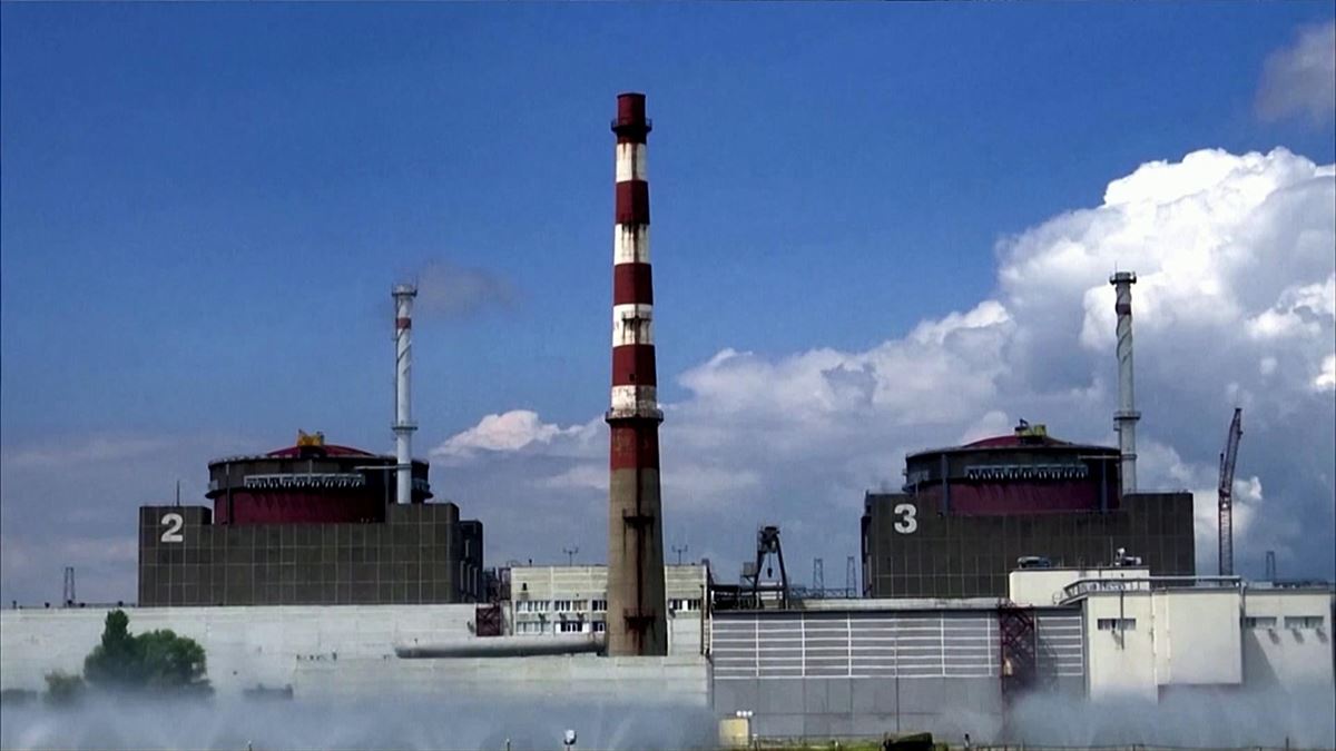 Zaporizhiako zentral nuklearra. Artxiboko argazkia: EITB Media