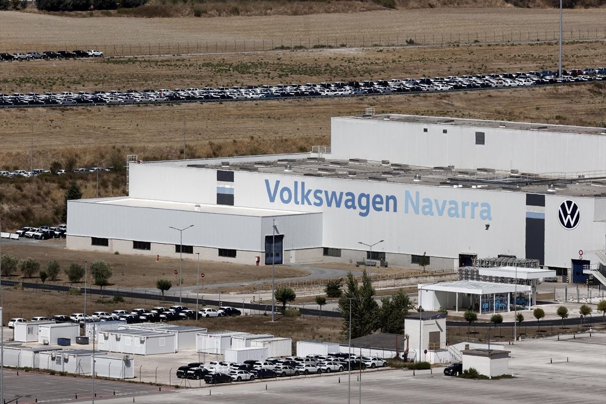 La planta de Landaben de VW Navarra
