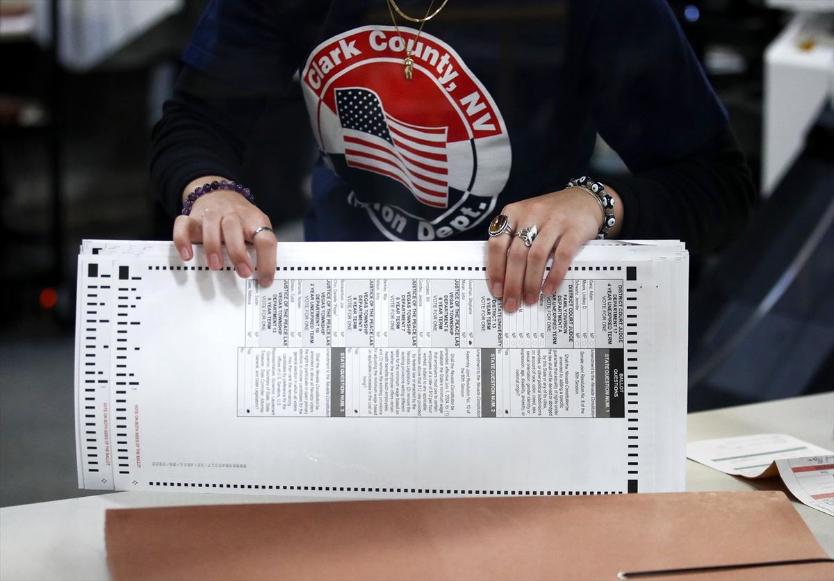 Algunos estados siguen contando votos. Foto: EFE.