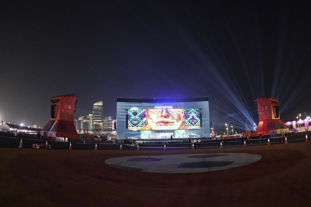 Inauguración del Fifa Fan Festival en Doha, Catar. Foro: EFE