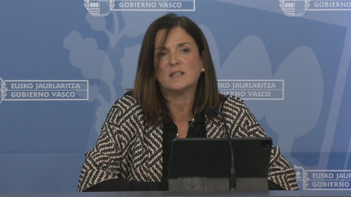 Beatriz Artolazabal. Imagen obtenida de un vídeo de EITB Media.