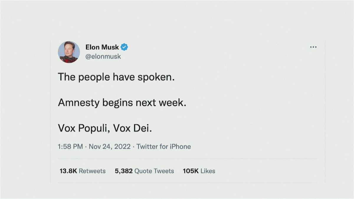 Elon Musk. Agentzietako bideo batetik ateratako irudia.