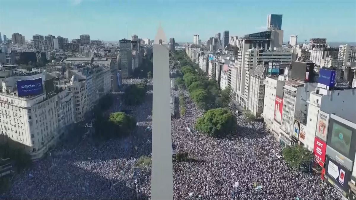 Buenos Aires. Imagen obtenida de un vídeo de Agencias.