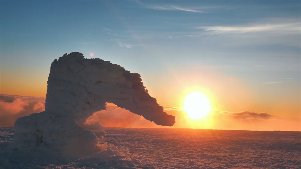 Gorbea cubierta de nieve en la imagen del usuario Patxi López.