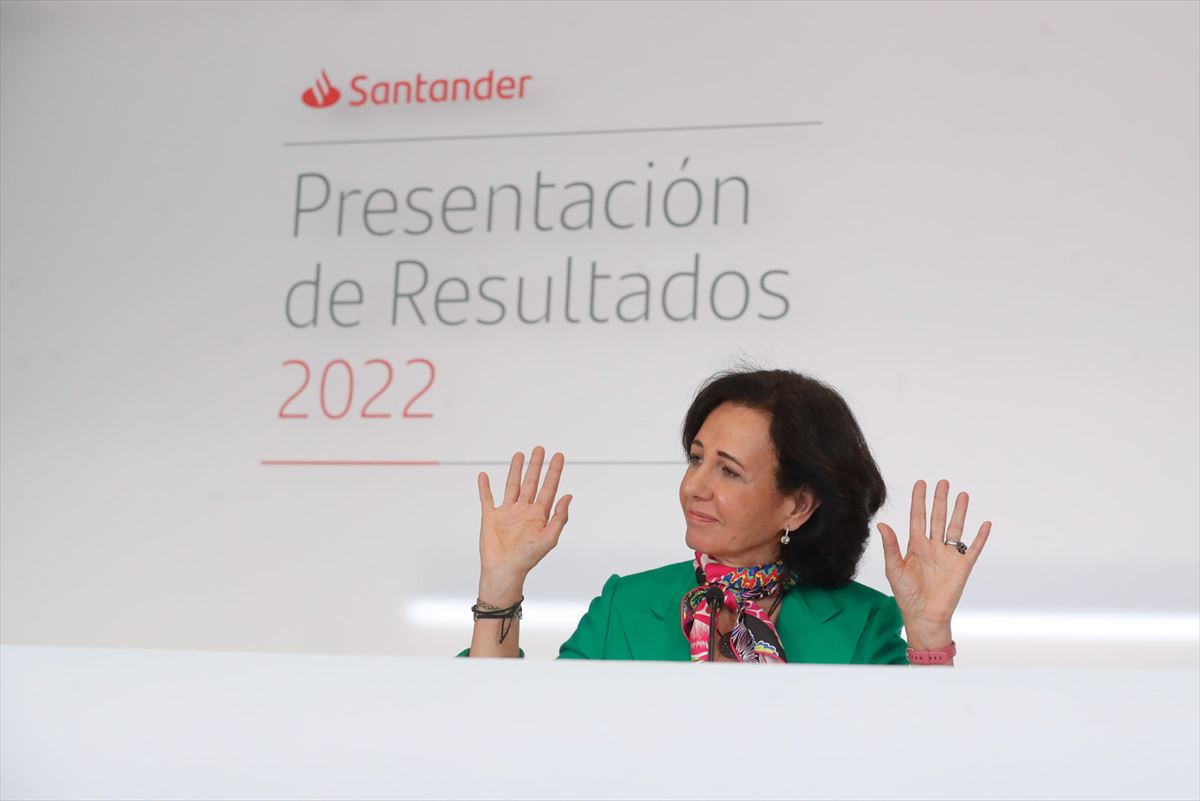 Ana Patricia Botín, presidenta del Banco Santander. Foto: EFE