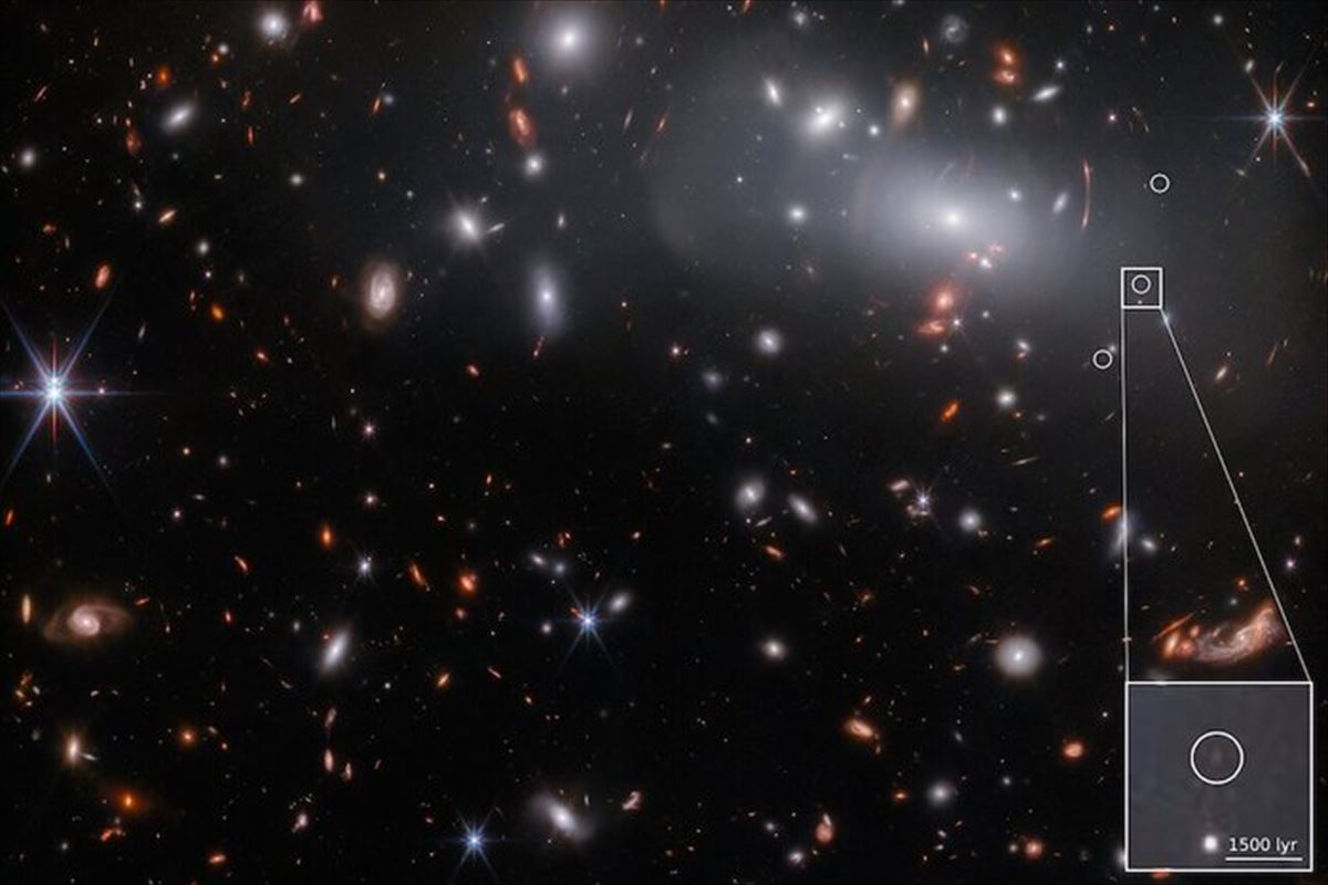 Ikerketa taldeak aurkitutako galaxia nanoa. Argazkia: EHU