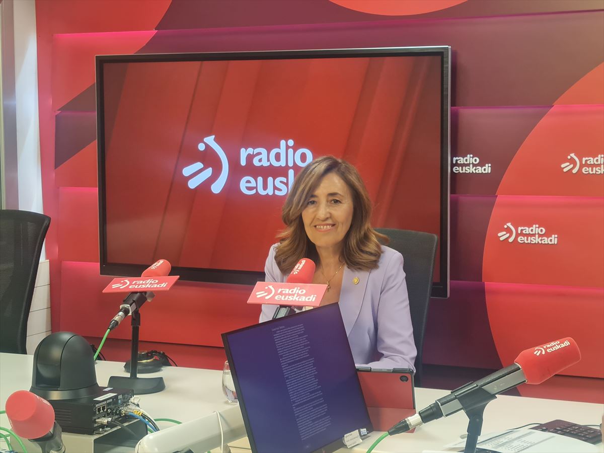 La consejera de Autogobierno, Olatz Garamendi, en una entrevista anterior en Radio Euskadi