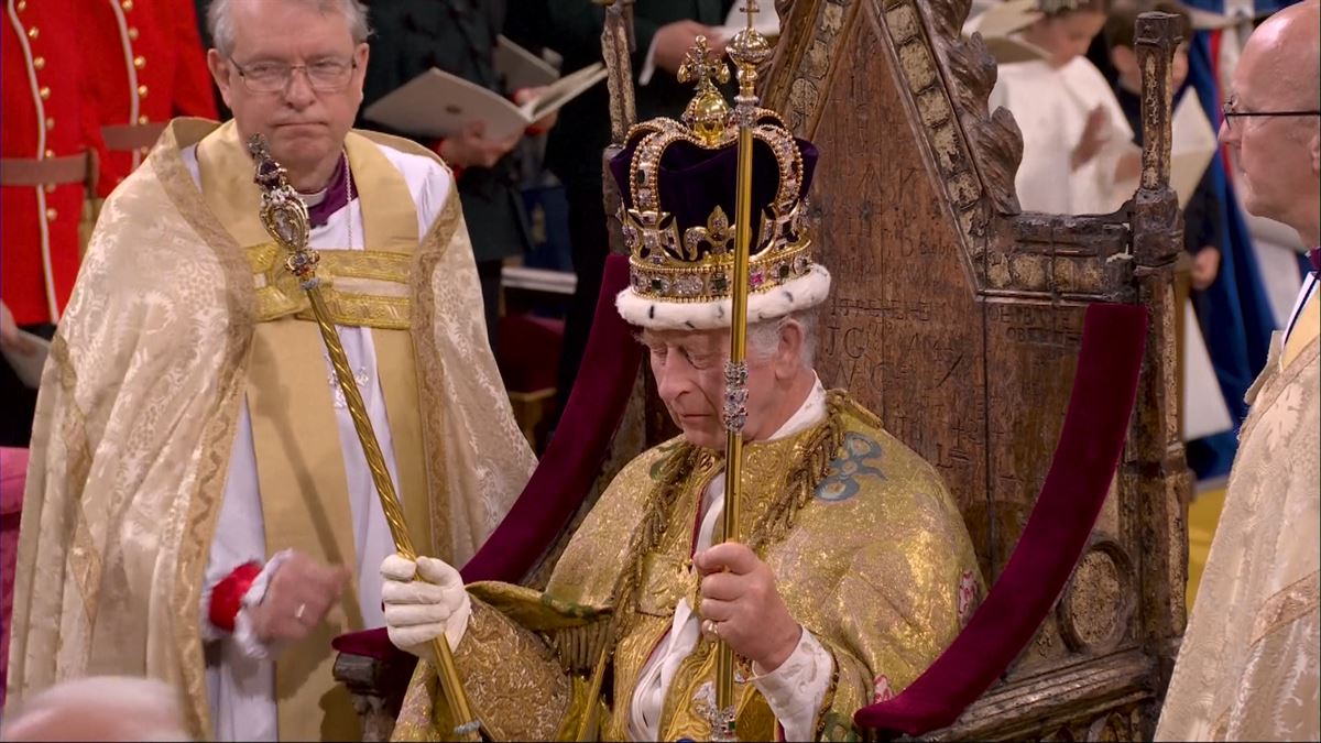 Coronación de Carlos III. Foto: EITB Media
