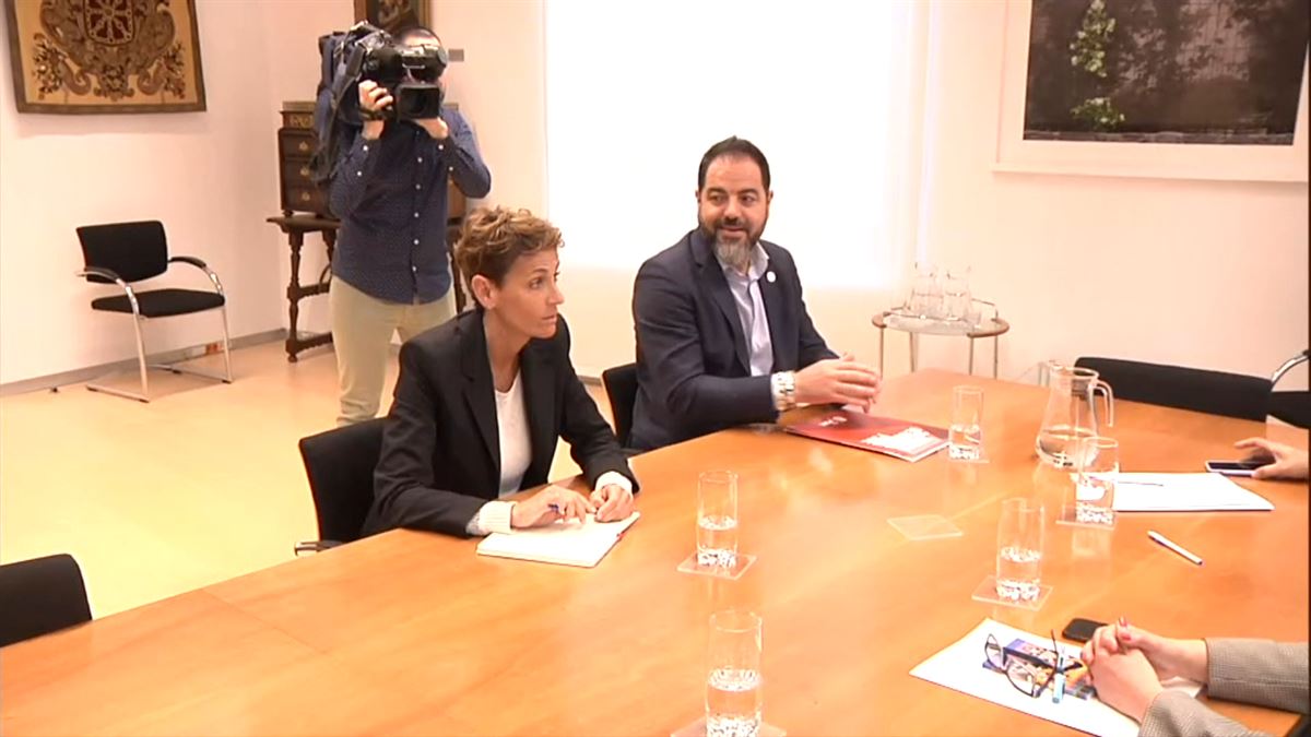 Chivite y Barkos dan comienzo a las negociaciones para conformar el nuevo Gobierno en Navarra