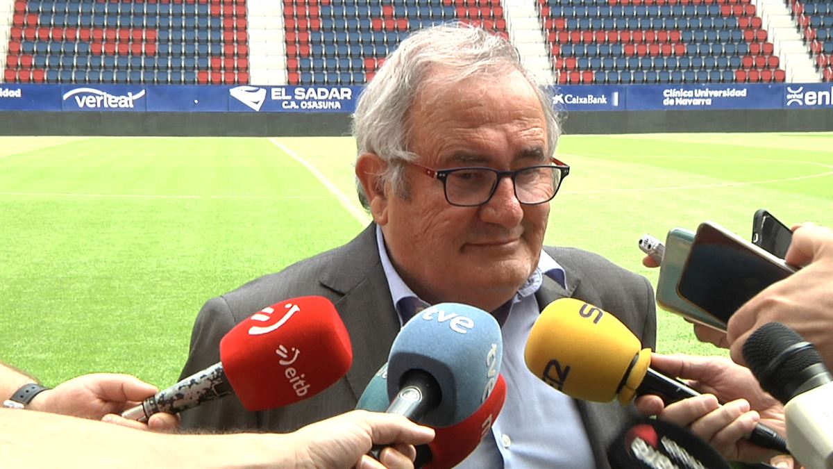 Luis Sabalza: ''Es un honor para el Club poder lanzar el Chupinazo de los Sanfermines''