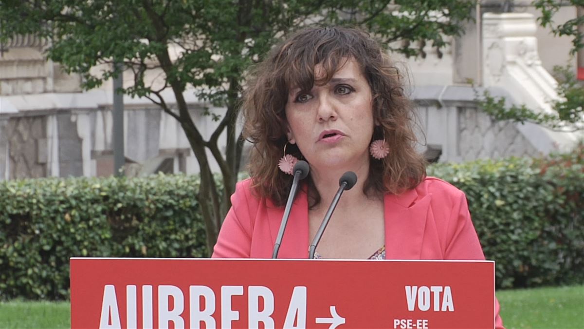 María Guijarro. Imagen obtenida de un vídeo de EITB Media
