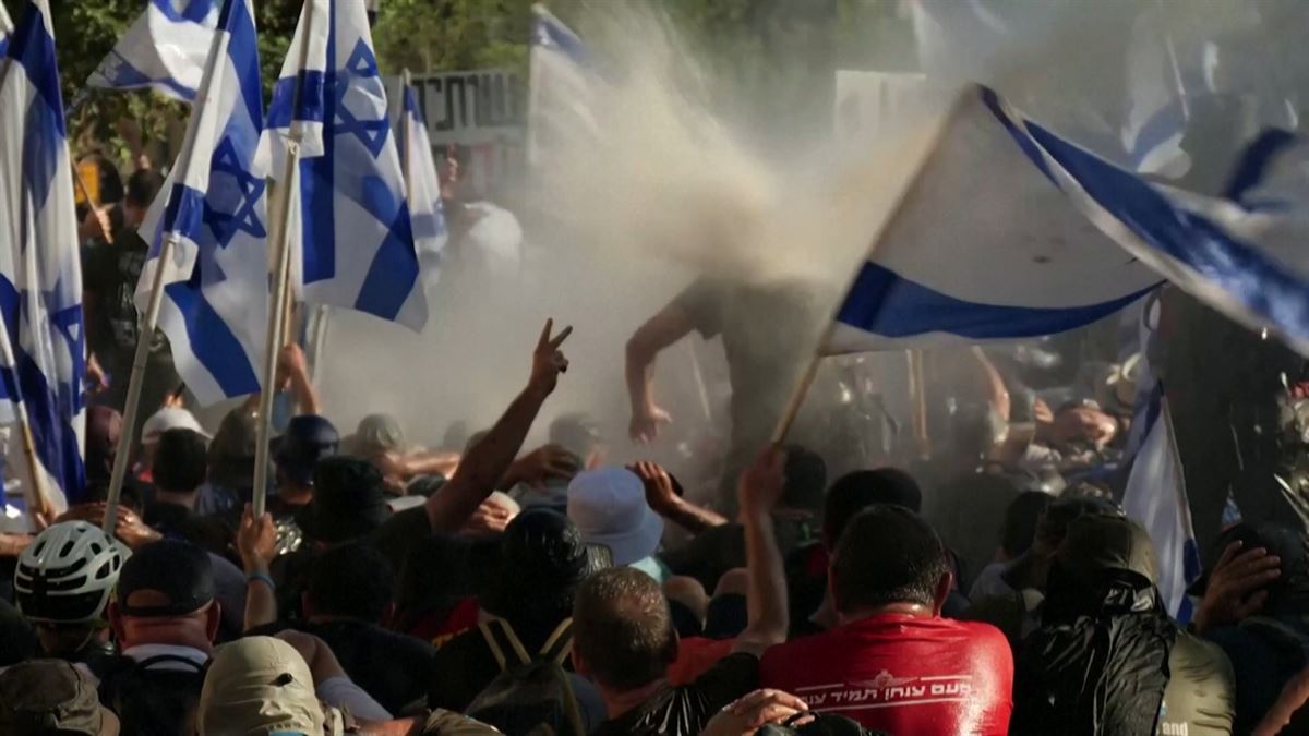 Protestas en Jerusalén, hoy. Foto: EFE