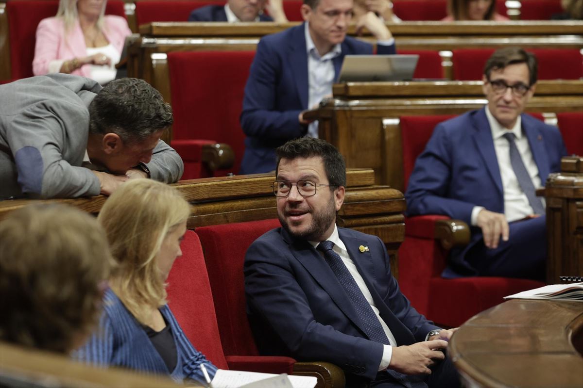 Presidente de la Generalitat, Pere Aragonès. Foto: EFE.