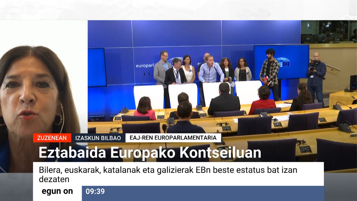 Izaskun Bilbao: ''Europa es diversidad y nuestra lengua, en la práctica, se considera oficial en Europa''