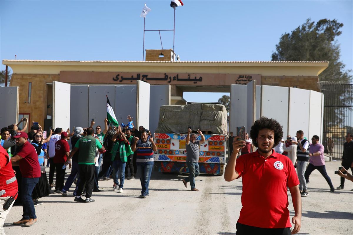 Paso fronterizo de Rafah, en una imagen de archivo