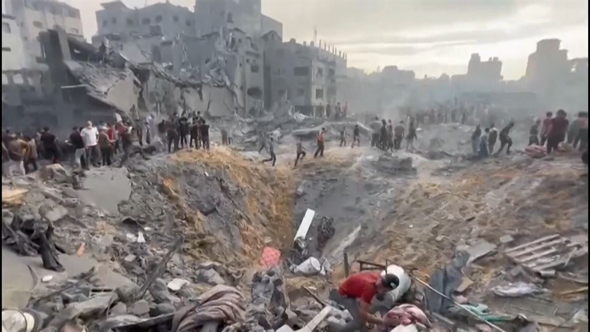 El bombardeo de Yabalia ha destruido "un barrio entero" y ha causado al menos 50 muertes