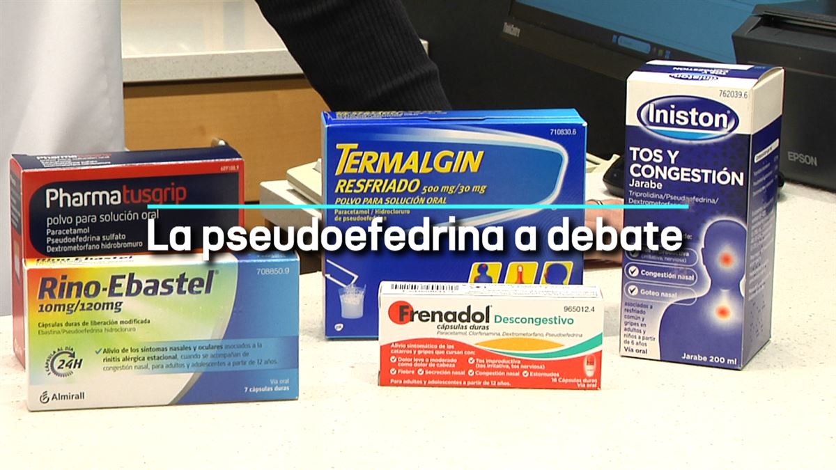 Analizando la pseudoefedrina, medicamento que se utiliza contra la gripe. Foto: EITB Media.