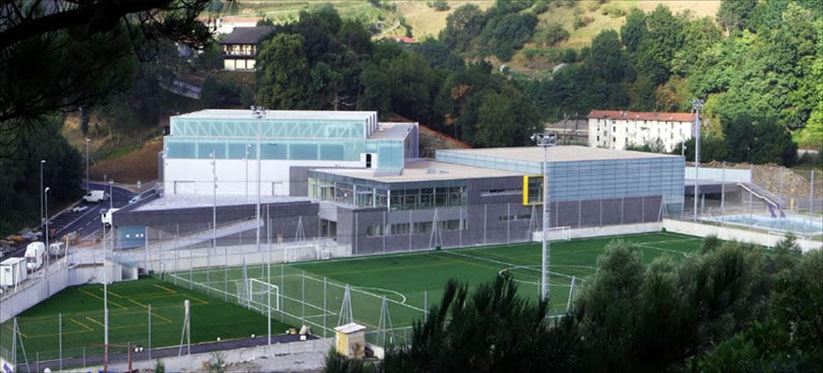 El polideportivo Usabal de Tolosa, en una imagen de archivo. Foto: Usabal Kiroldegia