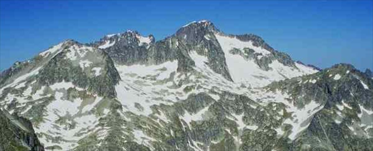 El pico Balaitus desde el oeste. Imagen: Wikimedia