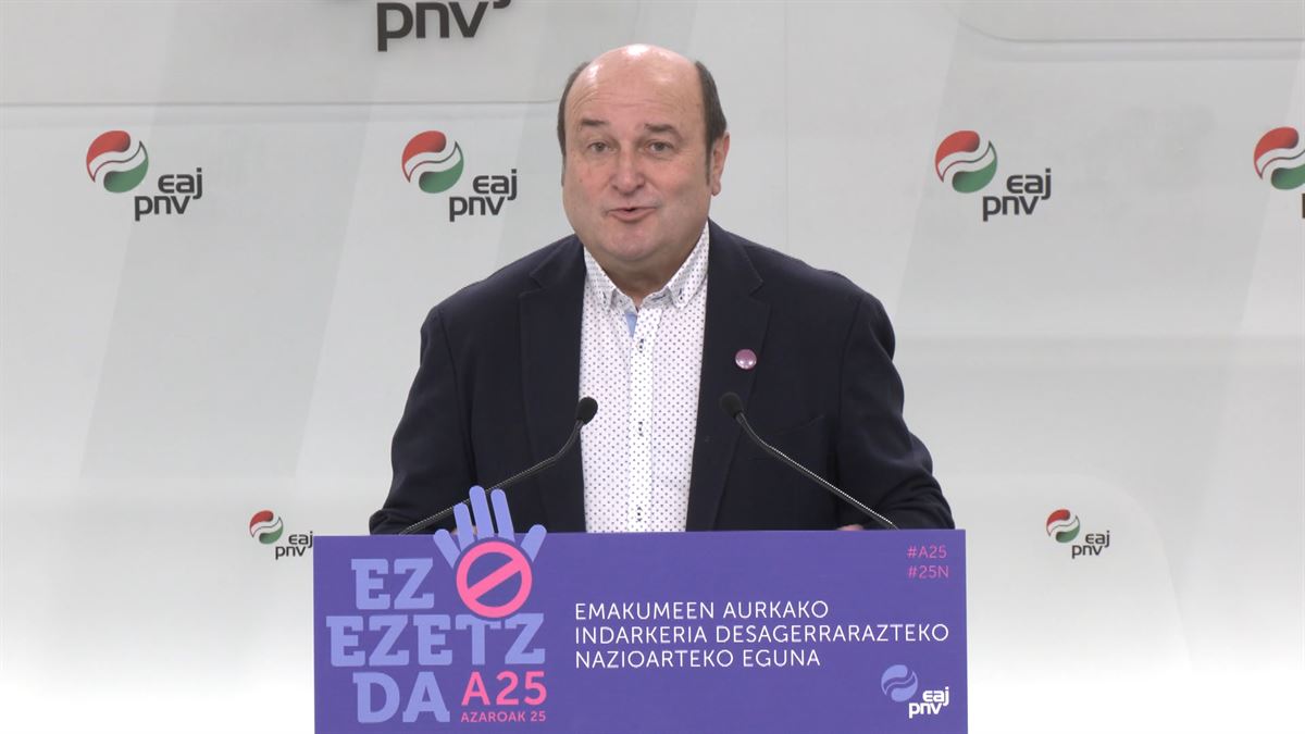 Ortuzar confirma que el EBB ha propuesto a Imanol Pradales como candidato a lehendakari