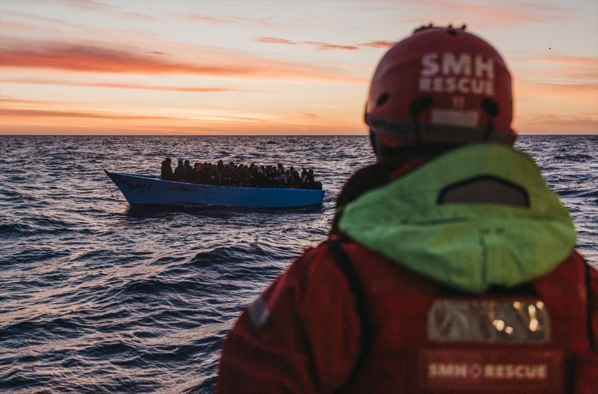 Rescate del Aita Mari en su duodécima misión en el Mediterráneo
