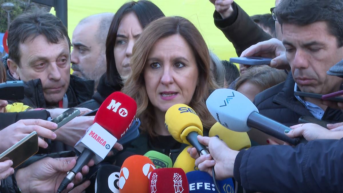 María José Catalá, alcaldesa de Valencia: ''No habíamos vivido una tragedia similar''