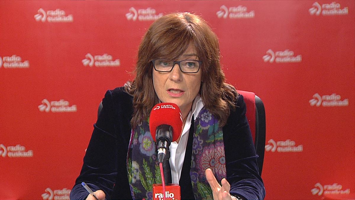 Lide Amilibia, Viceconsejera de Políticas Sociales del Gobierno Vasco. Foto: EITB MEDIA