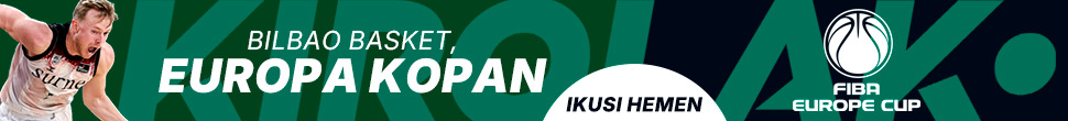 FIBA EUROPE CUP. BILBAO BASKET, EUROPA KOPAN. ikusi hemen