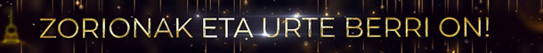 zorionak eta urte berri on